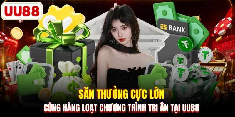 Săn thưởng cực lớn cùng hàng loạt chương trình tri ân tại UU88